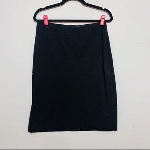 Gudrun Sjoden Black Pull On Pencil Skirt